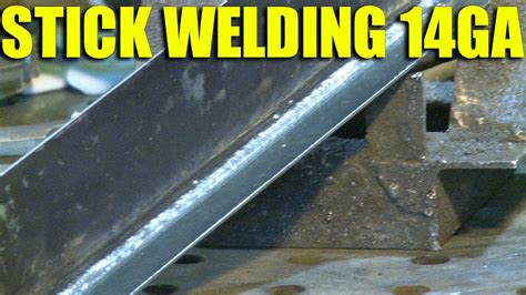 stick welder sheet metal|welding 16 gauge sheet metal.